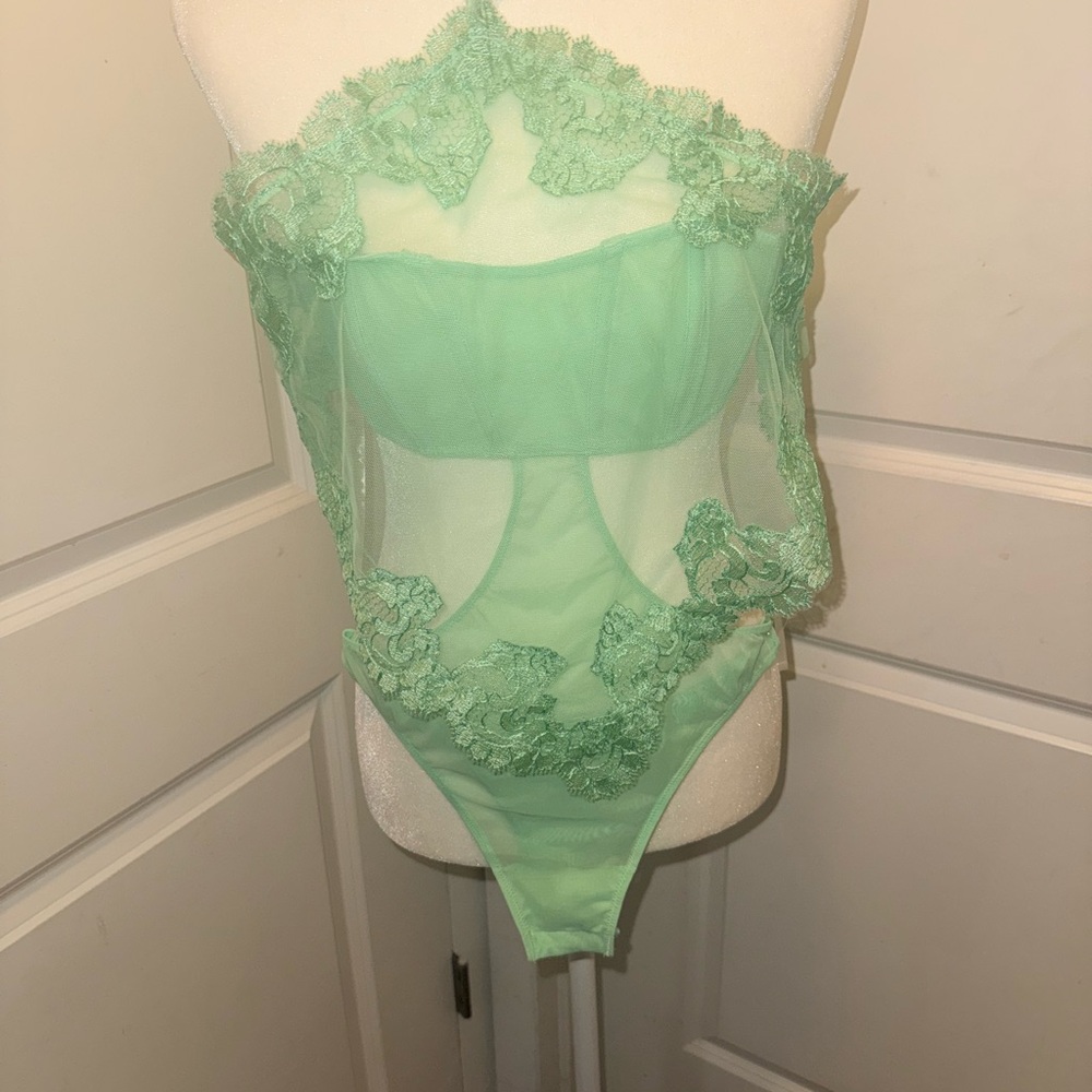 Victoria’s Secret Mint Green Lace Lingerie